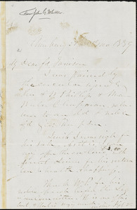 Letter from John Greenleaf Whittier, Amesbury, [Massachusetts], to William Lloyd Garrison, 1859 [February] 23rd