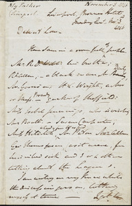Letter from John Bishop Estlin, Liverpool, [England], to Mary Anne Estlin, 1846 November 3