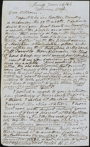 Letter from Henry Clarke Wright, Florence, Mass[achusetts], to William Lloyd Garrison, [18]64 June 26