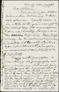 Letter from Henry Clarke Wright, to William Lloyd Garrison, [18]64 July 4