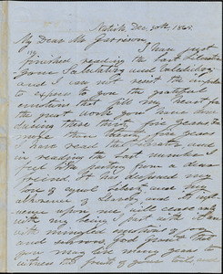 Letter from Henry Wilson, Natick, [Massachusetts], to William Lloyd Garrison, 1865 Dec[ember] 30th