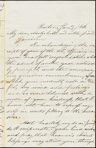 Letter from James Brown Yerrinton, Boston, [Massachusetts], to William Lloyd Garrison, [18]66 Jan[uary] 3