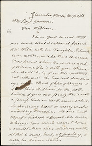 Letter from Henry Clarke Wright, Gloucester, [Massachusetts], to William Lloyd Garrison, [18]68 May 25