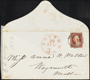 Letter from Charles F. Hovey, Bangor, [Maine], to Mary Anne Estlin, 1852 June 29