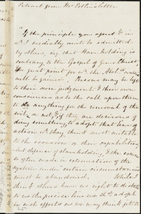 Extract of a letter from J. B. Estlin