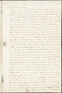 Letter from John Remond, Salem, [Massachusetts], to William Lloyd Garrison, 1833 April 7th