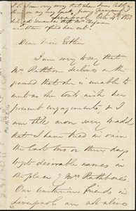 Letter from Francis Bishop, Liverpool, [England], to Mary Anne Estlin, 1850 Oct[ober] 4