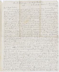 Letter from Francis Bishop, [London, England], to Mary Anne Estlin, 1854 Nov[ember] 30