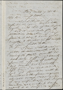 Letter from Charles F. Hovey, Paris, [France], to Mary Anne Estlin, 1854 March 7