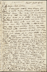 Letter from James Miller M'Kim, Philadelphia, [Pennsylvania], to Mary Anne Estlin, [1855] Sept[ember] 21