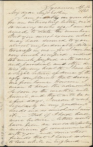 Letter from Samuel Joseph May, Syracuse, [New York], to Mary Anne Estlin, 1860 Apr[il] 16
