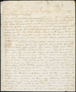 Letter from Samuel Joseph May, Brooklyn, [Connecticut], to William Lloyd Garrison, 1831 Feb[ruary] 6