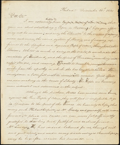 Letter from James Forten, Philad[elphi]a, [Pennsylvania], to William Lloyd Garrison, 1830 December 31st