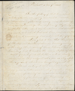 Letter from Lydia White, Philad[elphi]a, [Pennsylvania], to William Lloyd Garrison, 1831 [May] 9th