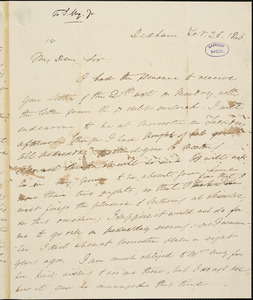 Letter from Edmund Quincy, Dedham, [Massachusetts], to Samuel May, 1846 Feb[ruary] 25