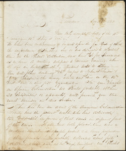 Letter from Henry Egbert Benson, Providence, [Rhode Island], to William Lloyd Garrison, 1832 May 24th
