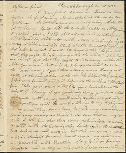Letter from Arnold Buffum, Brattleborough, [Vermont], to William Lloyd Garrison, 1832 [August] 31
