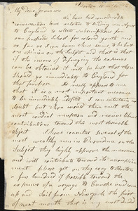 Letter from Arnold Buffum, Boston, [Massachusetts], to William Lloyd Garrison, 1832 [October] 10