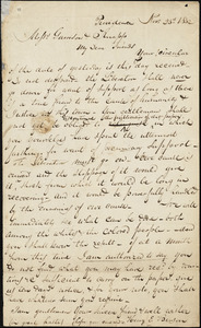Letter from Henry Egbert Benson, Providence, [Rhode Island], to Willaim Lloyd Garrison and Isaac Knapp, 1832 Nov[ember] 23d