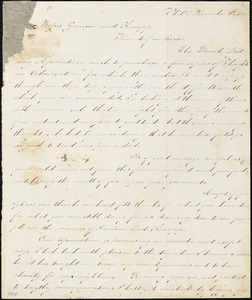 Letter from Female Literary Association, Phila[delphia, Pennsylvania], to William Lloyd Garrison and Isaac Knapp