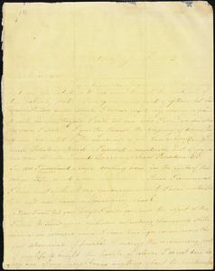 Letter from Prudence Crandall, Canterbury, [Connecticut], to William Lloyd Garrison, 1833 Jan[uary] 18th
