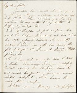 Letter from George Thompson, Roxbury, [Massachusetts], to George William Benson, 1834 December 8