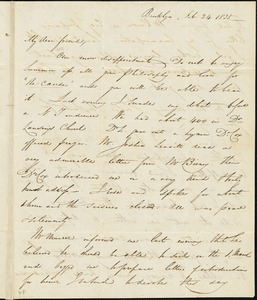 Letter from George Thompson, Brooklyn, [New York], to Robert Purvis, 1835 Feb[ruary] 24