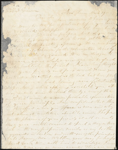 Letter from Simeon Smith Jocelyn, New Haven, [Connecticut], to William Lloyd Garrison, 1833 March 29