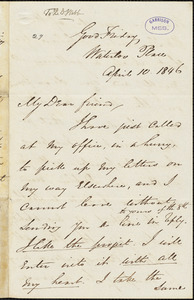 Letter from George Thompson, London, [England], to Richard Davis Webb, 1846 April 10