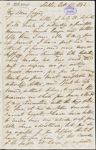 Letter from George Thompson, Delhi, [India], to Richard Davis Webb, 1843 Oct[ober] 15