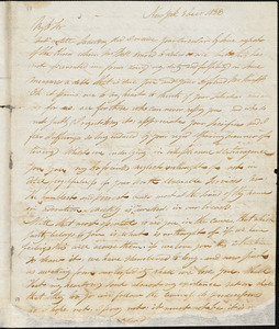 Letter from William F. Jeffers, New York, [New York], to William Lloyd Garrison and Isaac Knapp, 1833 Dec[embe]r 3
