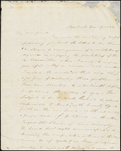 Letter from Abraham Lidden Cox, New York, [New York], to William Lloyd Garrison, 1833 Dec[ember] 19