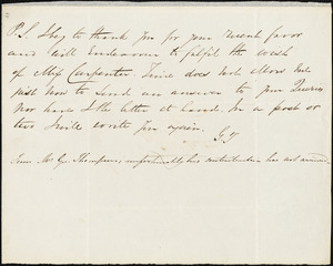 Letter from George Thompson to John Bishop Estlin, [1848]