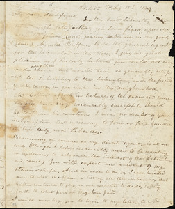 Letter from Joseph Cassey, Philad[elphi]a, [Pennsylvania], to William Lloyd Garrison and Isaac Knapp, 1834 Feb[ruar]y 15th