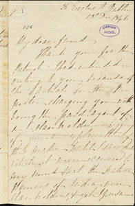 Letter from James Haughton, Dublin, [Ireland], to George Thompson, 1846 December 13