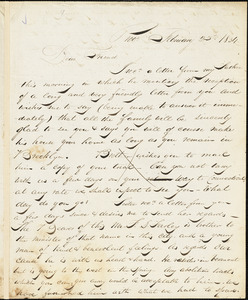Letter from Henry Egbert Benson, Prov[idence, Rhode Island], to William Lloyd Garrison, 1834 February 23d