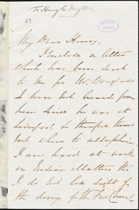 Letter from George Thompson, London, [England], to Henry Clarke Wright, 1846 July 15