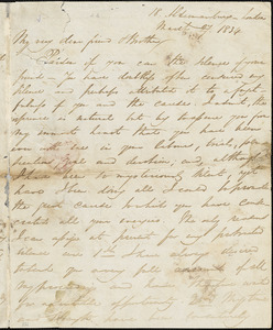 Letter from George Thompson, 18 Aldermanbury, London, [England], to William Lloyd Garrison, 1834 March 27