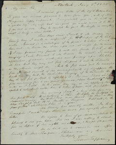 Letter from Lewis Tappan, New York, to George Thompson, 1835 Jan[uary] 2