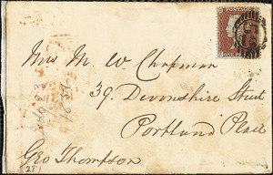 Letter from George Thompson, [London, England], to Maria Weston Chapman, [1851 July 23]