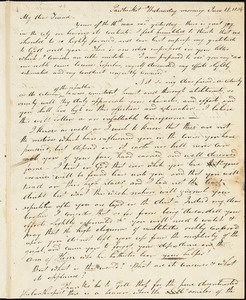 Letter from Ray Potter, Pawtucket, [Rhode Island], to William Lloyd Garrison, 1834 June 18