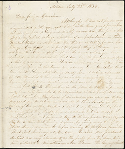 Letter from George Waters, Holden, [Massachusetts], to William Lloyd Garrison, 1834 July 22nd