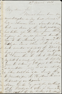 Letter from Isabella Massie, to John Bishop Estlin, 1851 March 11