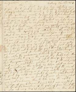Letter from Mary Rice, Sudbury, [Massachusetts], to William Lloyd Garrison, 1834 Nov[ember] 26th