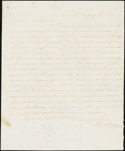 Letter from George W. Collier, Cohasset, [Massachusetts], to William Lloyd Garrison, 1835 Jan[uar]y 27th