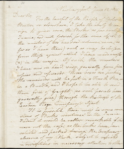 Letter from Charles Whipple, Newburyport, [Massachusetts], to William Lloyd Garrison, 1835 June 12