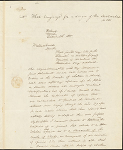 Letter from James F. Otis, Portland, Maine, to William Lloyd Garrison, 1835 September 5th