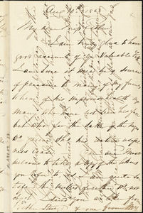 Letter from Isabella Massie to Mary Anne Estlin, 1853 Aug[ust] 10