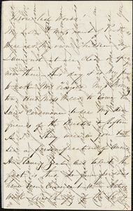 Letter from Isabella Massie to Mary Anne Estlin