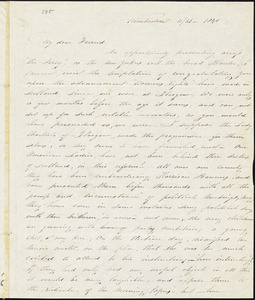 Letter from Abby Kimber, Kimberton, [Pennsylvania], to George Thompson, 1840 [November] 26